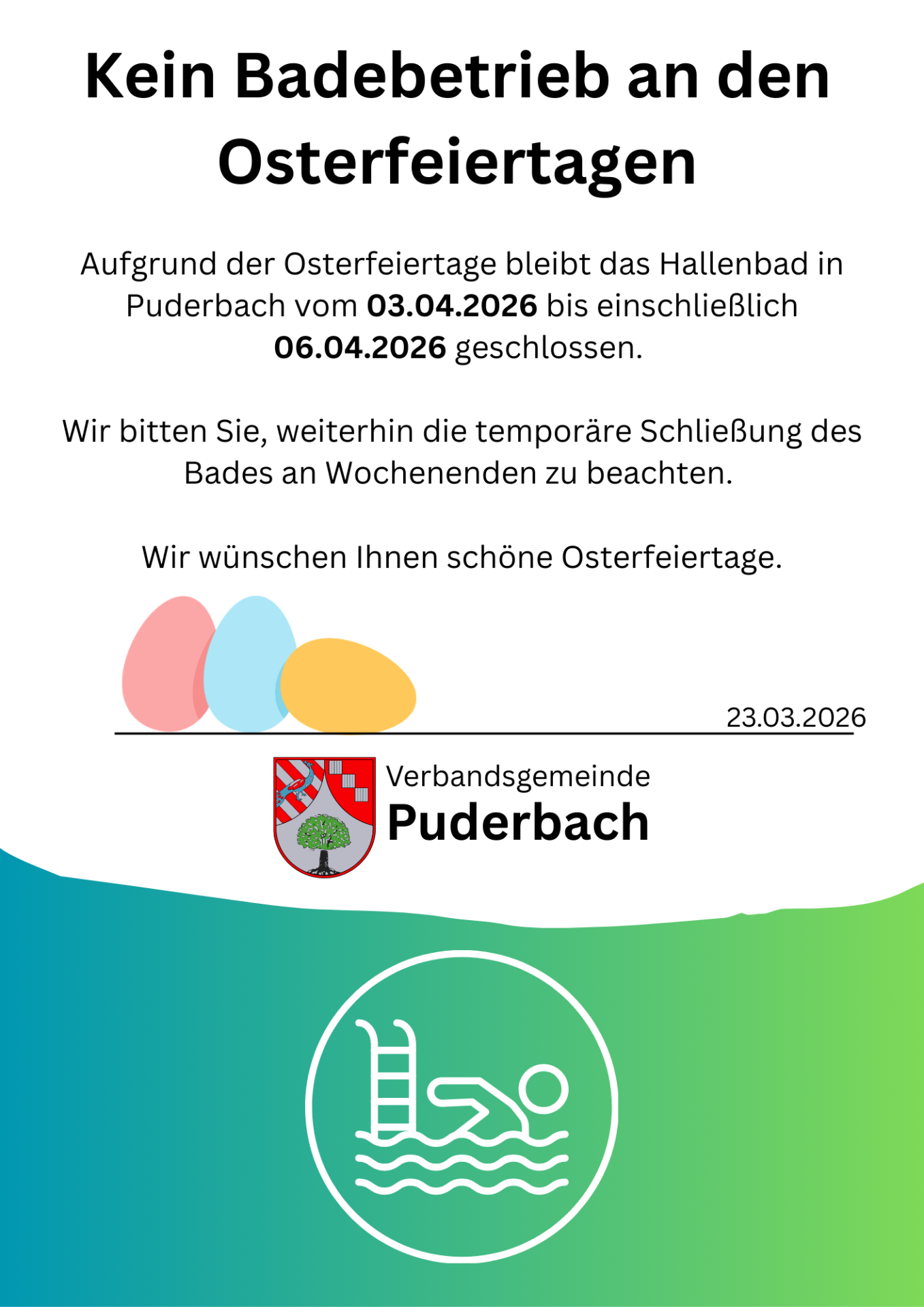 Hallenbad Ostern - 1