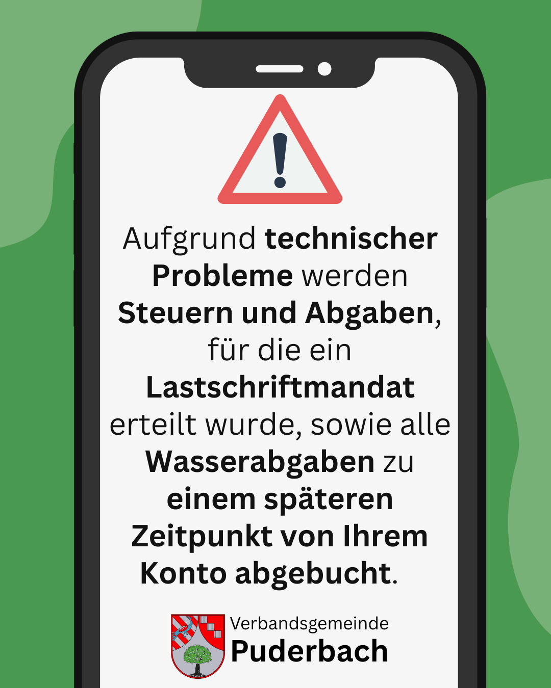 Problem Abbuchung - 1 Problem Abbuchung - 1
