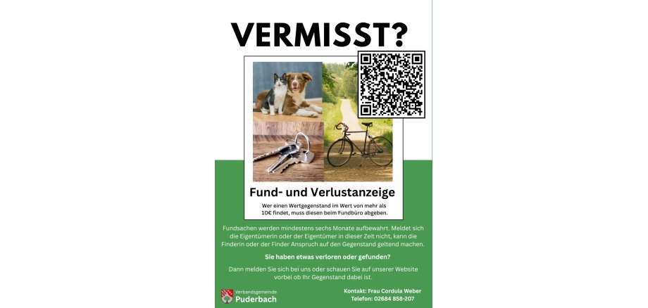 Fund und Verlust Mitteilungsblatt - 1