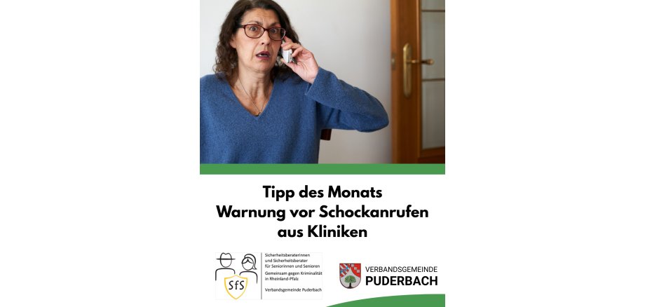 Warnung vor Schockanrufen - 1 Warnung vor Schockanrufen - 1