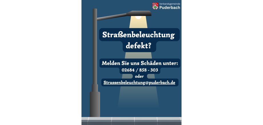 Straßenbeleuchtung defekt - 1 Straßenbeleuchtung defekt - 1