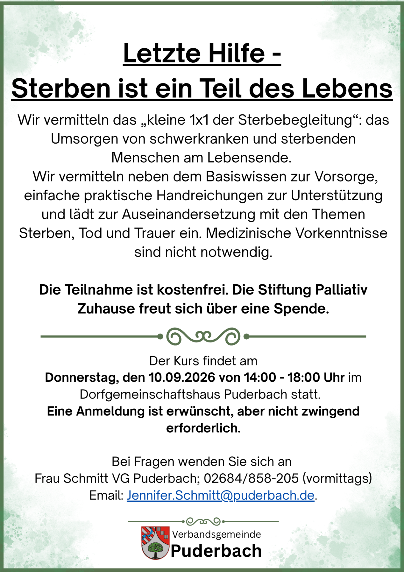Letzte Hilfe - 1