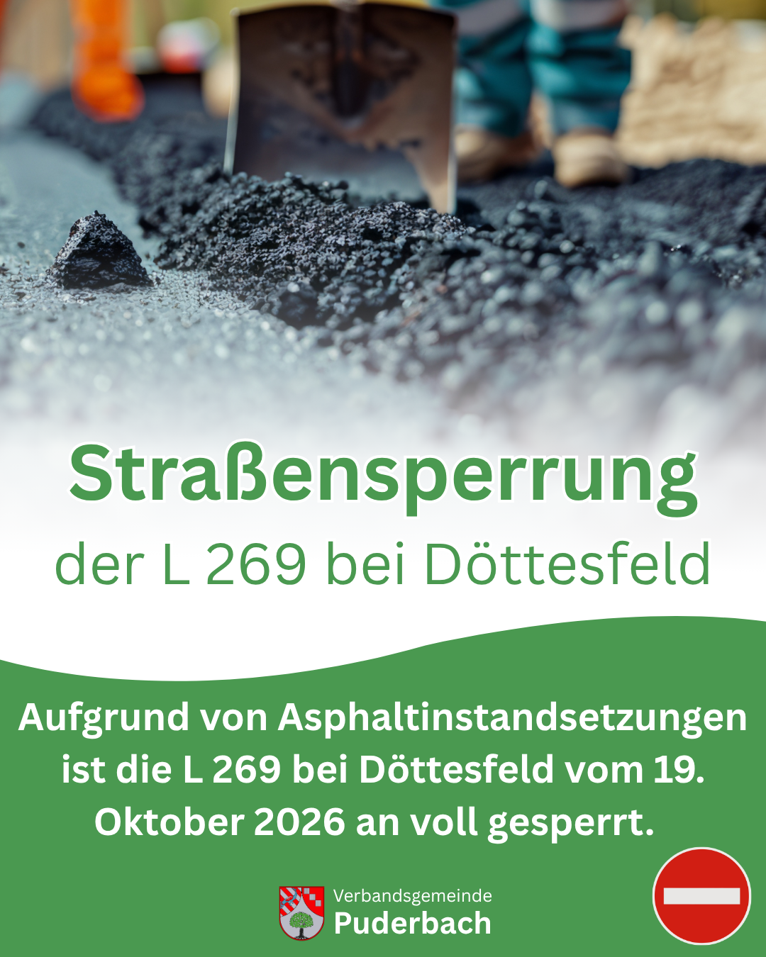 Verlängerung Straßensperrung Woldert (Instagram-Post (4:5)) - 1 Verlängerung Straßensperrung Woldert (Instagram-Post (4:5)) - 1