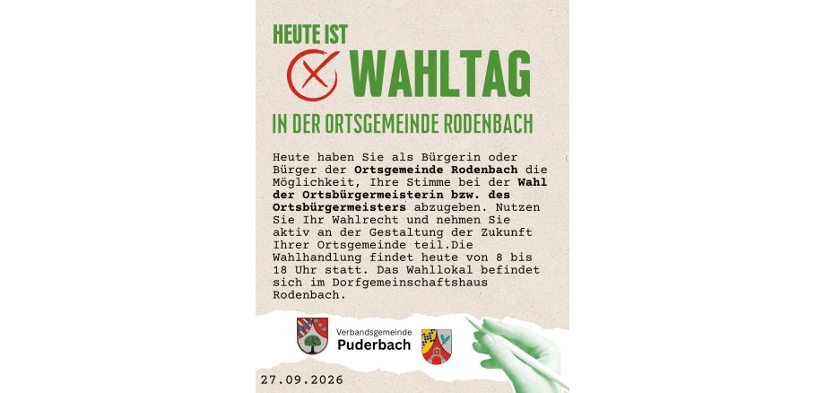 Rot Beige Modern Bold Kreuz Stimme Deutschland Wahl Instagram Beitrag - 1