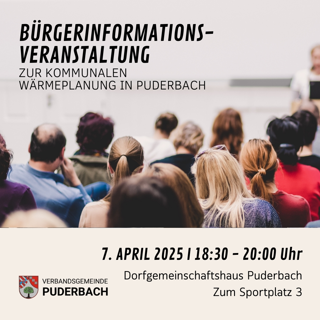 BÜRGERINFORMATIONSVERANSTALTUNG - 1 BÜRGERINFORMATIONSVERANSTALTUNG - 1